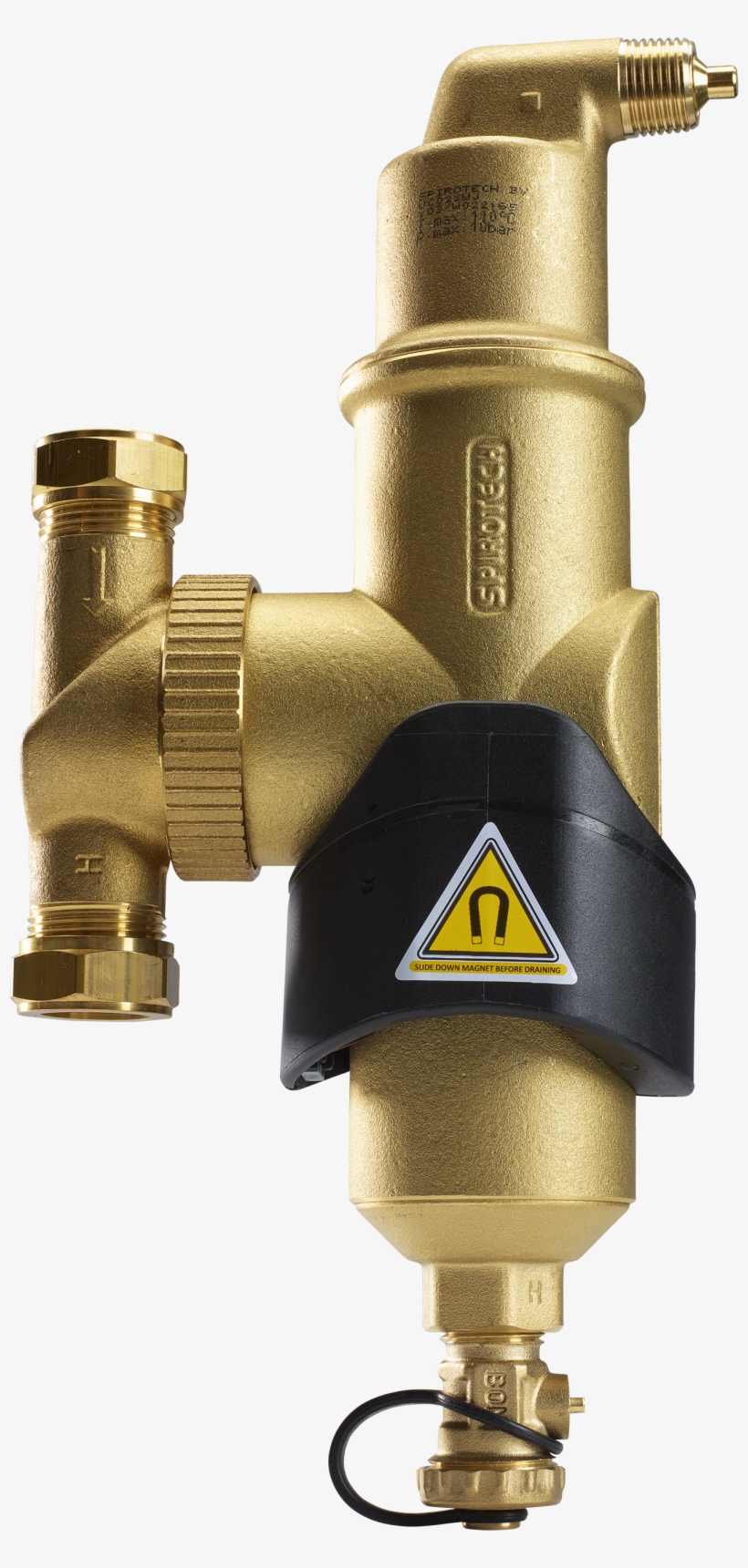 Especially Designed For The Simultaneous Removal Of - Spiro_technology Spirovent Air & Dirt Separator, transparent png