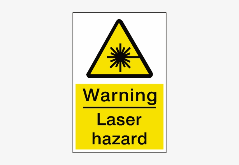 Laser Hazard Sign - Working At Heights Sign, transparent png