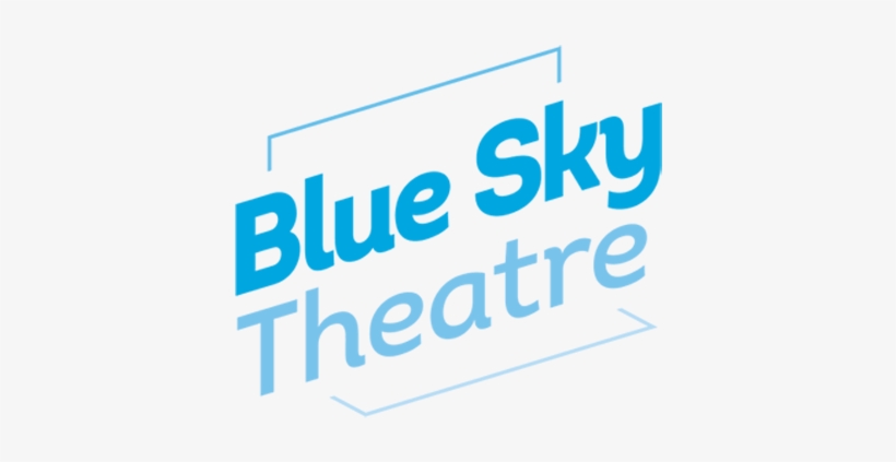 Blue Sky Theatre Logo Rgb Rev Colour Small - Blue, transparent png