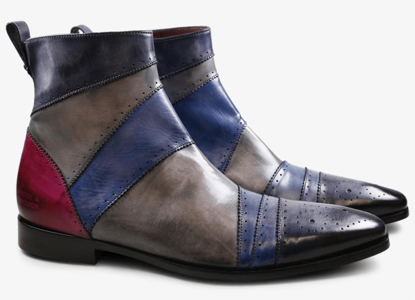 Ankle Boots Elvis 26 Navy Electric Blue Sky Dark Pink - Bottines Melvin & Hamilton Elvis 26 Navy Electric, transparent png