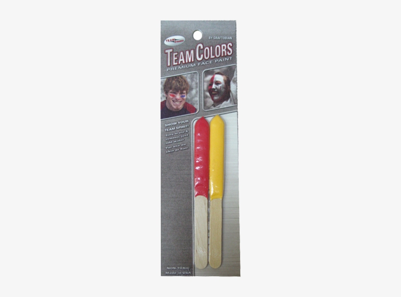 Team Colors Fan Face Paint - Team Colors Paint Stix Red And White, transparent png