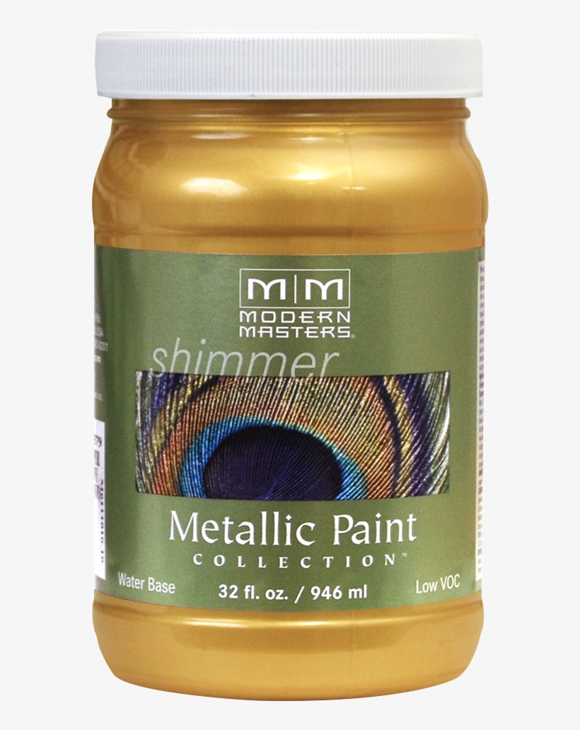 Metallic Paint - Pale Gold - Modern Masters Me200 1 Qt. Pale Gold Metallic Paint, transparent png