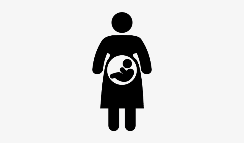 Pregnant Silhouette Png You Are About To Download The - Pregnant Woman Icon, transparent png