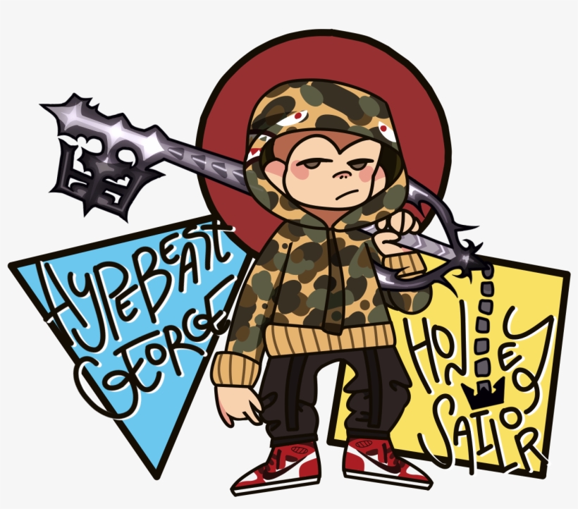 Media[media] I Commissioned Another Curious George - Kingdom Hearts, transparent png