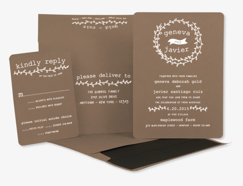 - Large V=1497056577 - Wedding Invitation, transparent png