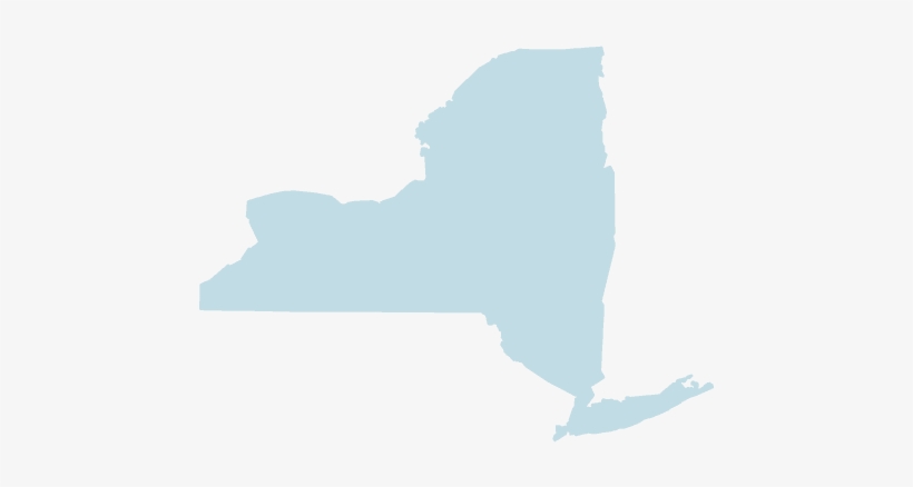 New York - Map Of New York, transparent png
