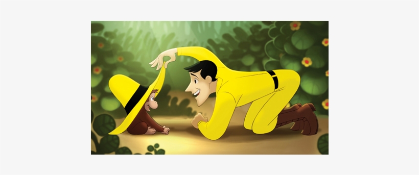 Posted By Pbs Publicity On Oct 16, 2011 At - Curious George And Man In The Yellow Hat, transparent png