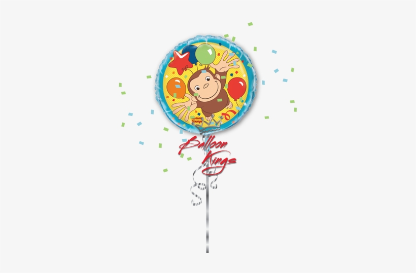 Curious George Balloons Png - Balloon, transparent png