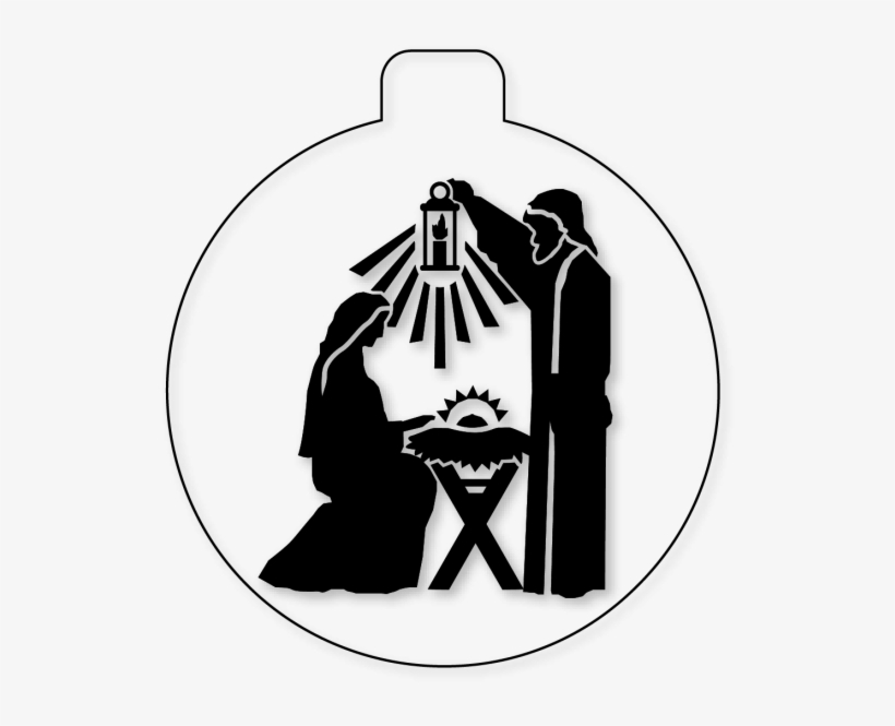 Nativity Glass Ball Holy Family - Christmas Day, transparent png