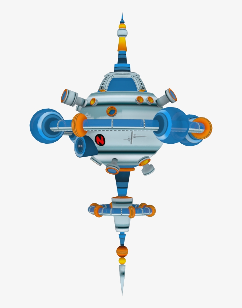 Crash Bandicoot The Wrath Of Cortex Space Station - Crash Bandicoot Cortex Toy, transparent png
