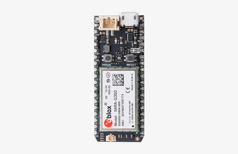 The Electron Uses The U Blox Sara G350 To Connect To - Particle Electron, transparent png