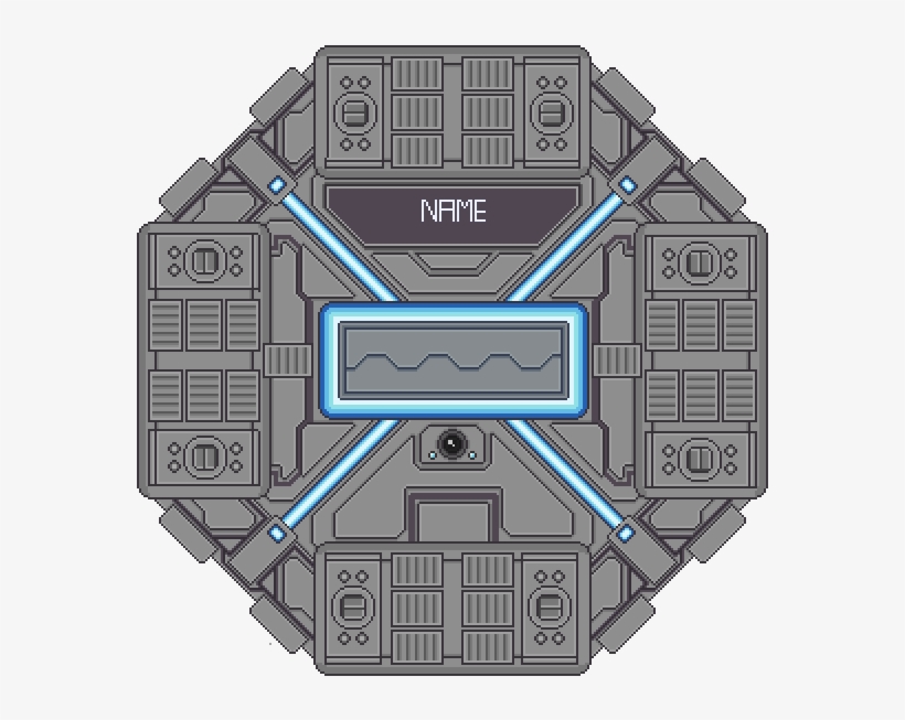 Space Station - Space Station Top Down, transparent png