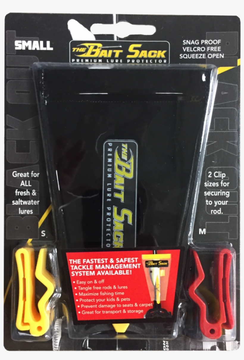 Black Out Bait Sack Small - Bass Fishing, transparent png