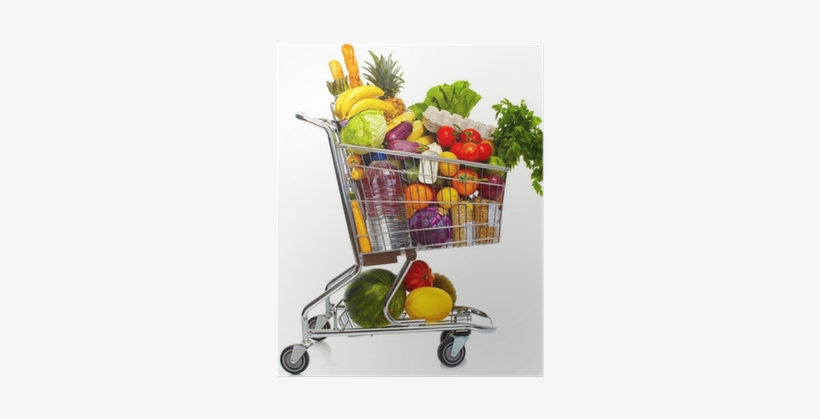 Carrello Della Spesa Pieno, transparent png