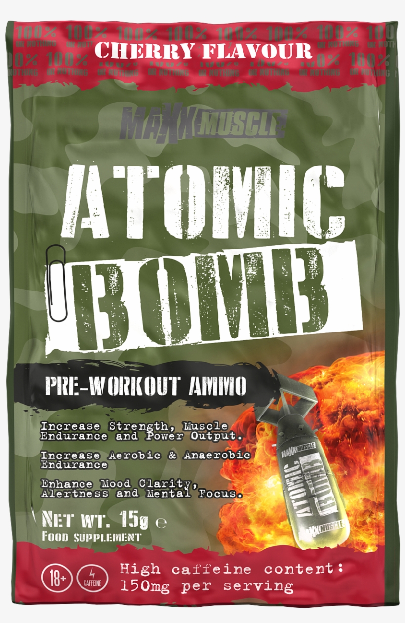 Atomic Bomb Atomic Bomb - Maxxmuscle Atomic Bomb 450g, transparent png