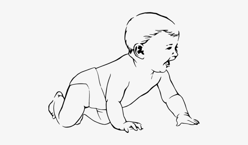 Baby Crawling Png - Baby Shower Passport Invitation Card, transparent png