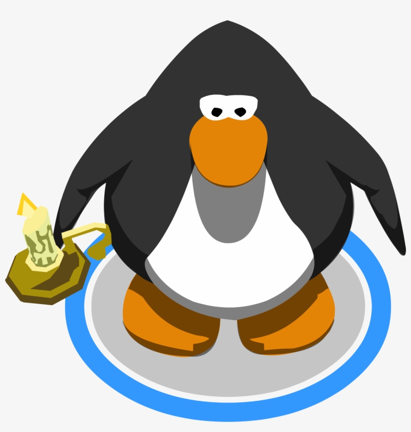 Creepy Candle In-game - Red Penguin Club Penguin, transparent png