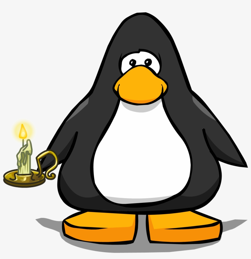 Creepy Candle From A Player Card - Club Penguin Fishing Png, transparent png