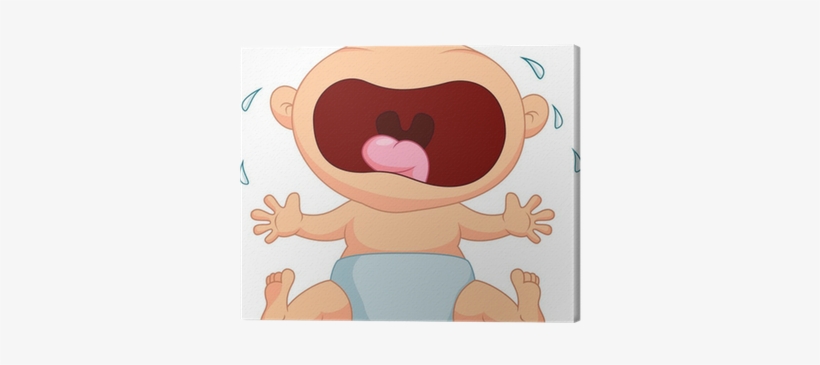 Funny Cartoon Crying Baby, transparent png