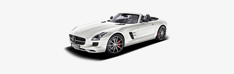 White Mercedes Amg - Mercedes Coupe Sls Amg, transparent png