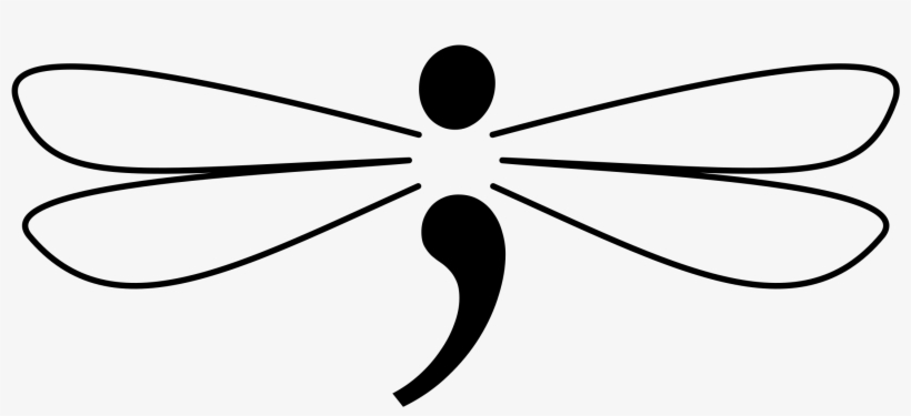 Dragonfly Art Drawing And Doodling Pinterest - Semicolon Dragonfly Tattoo, transparent png