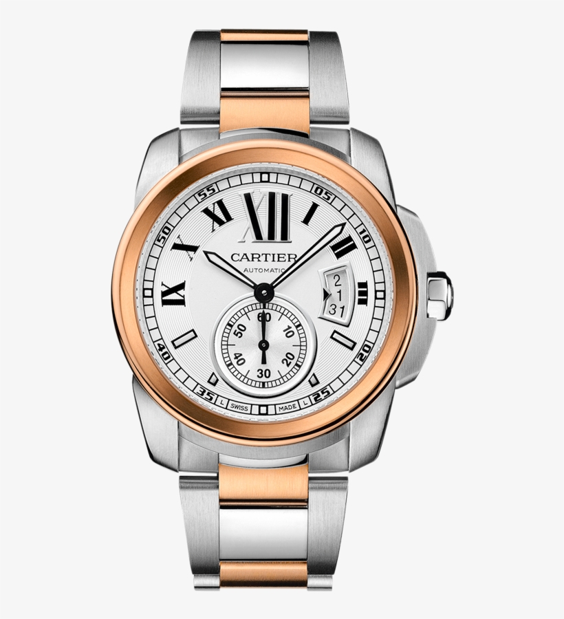 Watches Png Image - Cartier Mens Watch Gold, transparent png