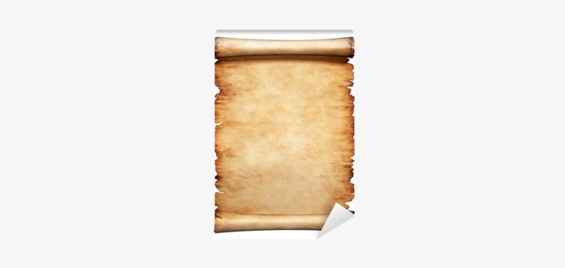 Old Parchment Paper Letter Background Wall Mural • - Open Letter Background, transparent png