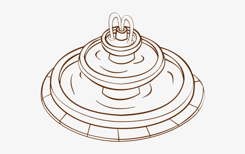 Drinking Fountains Drawing Computer Icons Coloring - Fountain Clip Art, transparent png