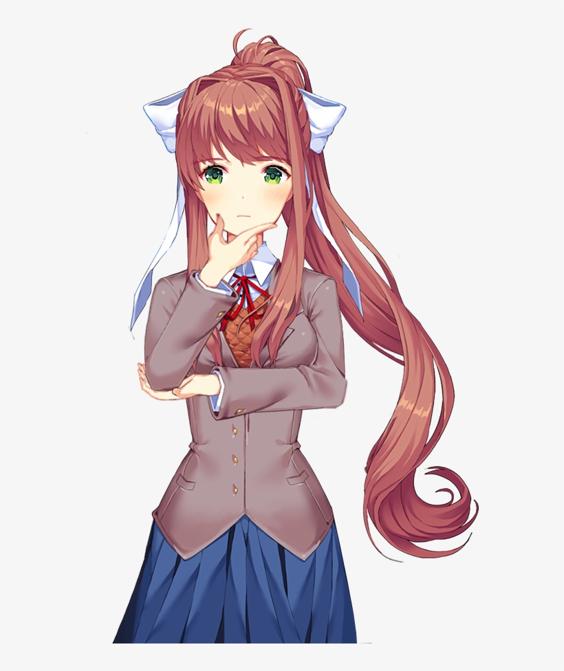 Doki Doki Thinking Club - Monika's Writing Tip Of The Day, transparent png