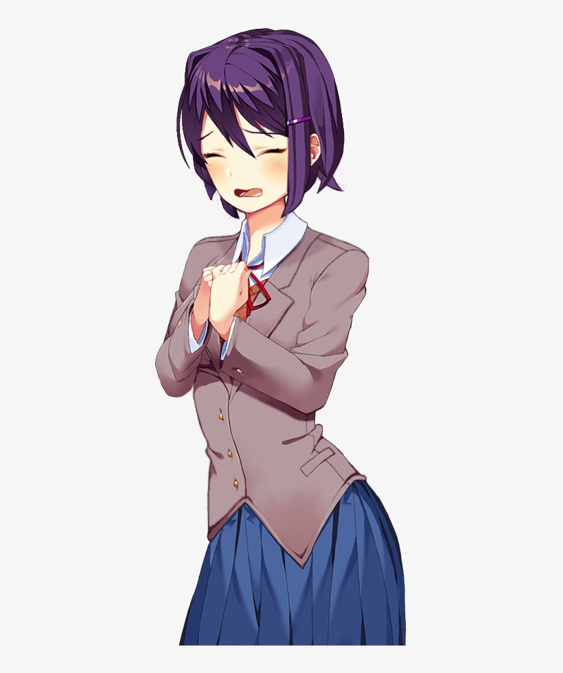 I'm Not An Edgy Bitch - Doki Doki Literature Club Yuri, transparent png
