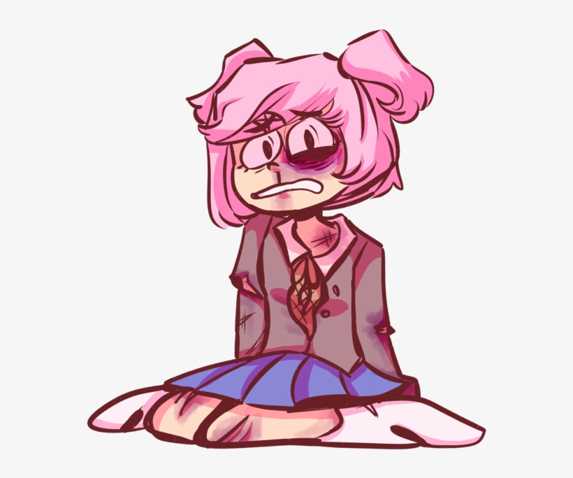 Drawn Club Transparent - Doki Doki Literature Club Natsuki Dad, transparent png