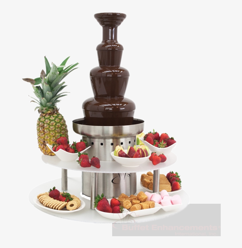 010ac2 Chocolatefountain Riser - Buffet Enhancements Stainless Steel 3 Tier 27 Inch, transparent png