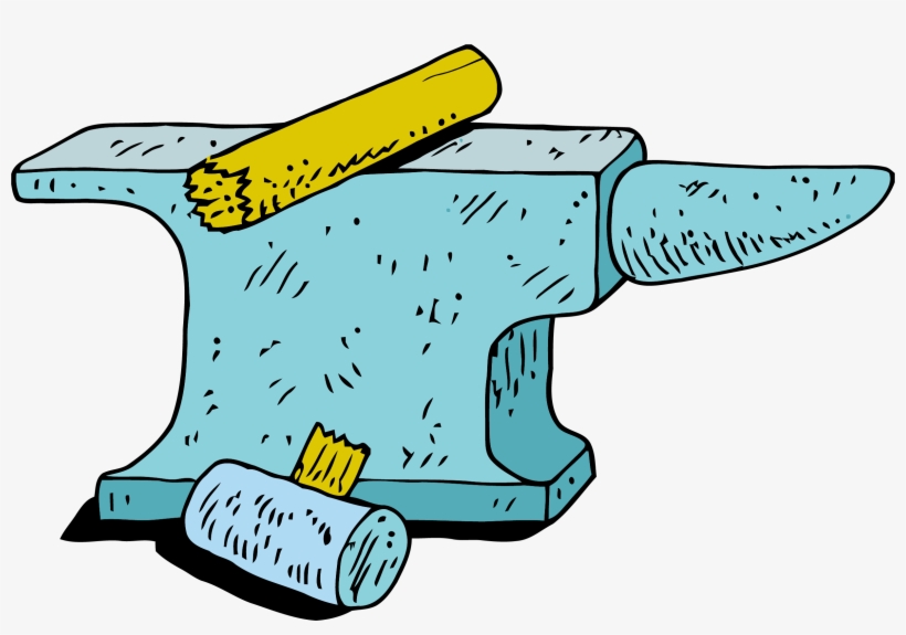 Carpanter Anvil Clipart Png - Clip Art, transparent png