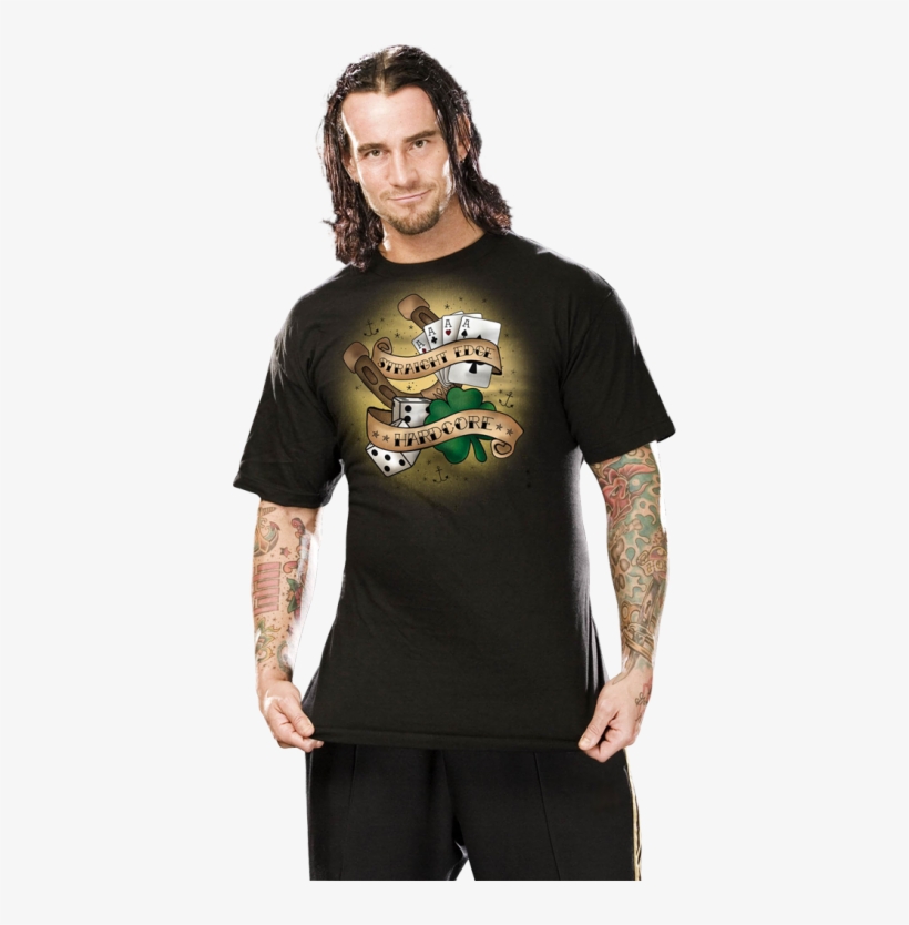 Cm Punk - Active Shirt, transparent png