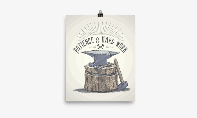 Anvil Patience And Hard Work, transparent png