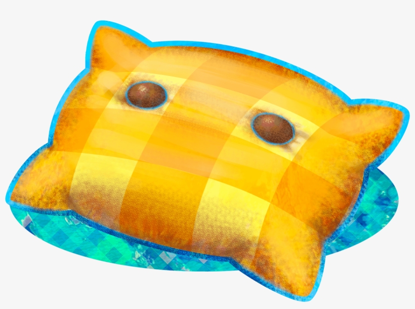 A Yellow Pillow 4 From Mario & Luigi - Mario En Luigi Dream Team, transparent png