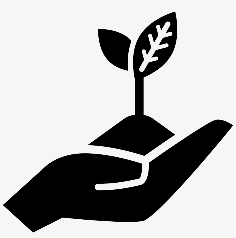 Open Hand Vector Png Download - Growth Icon, transparent png