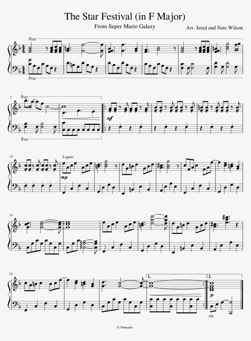 The Star Festival Sheet Music Composed By Arr - Ghost Of A Smile 楽譜, transparent png