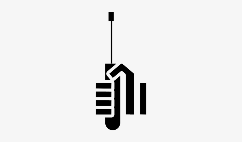 Screwdriver In A Hand Vector - Screwdriver Logo, transparent png