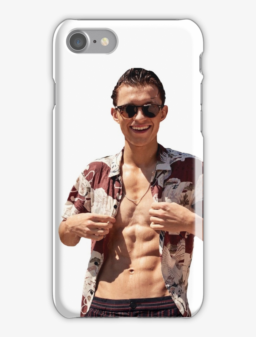 'tom Holland' Iphone Case By Hollieworley - Cute Shirtless Tom Holland, transparent png