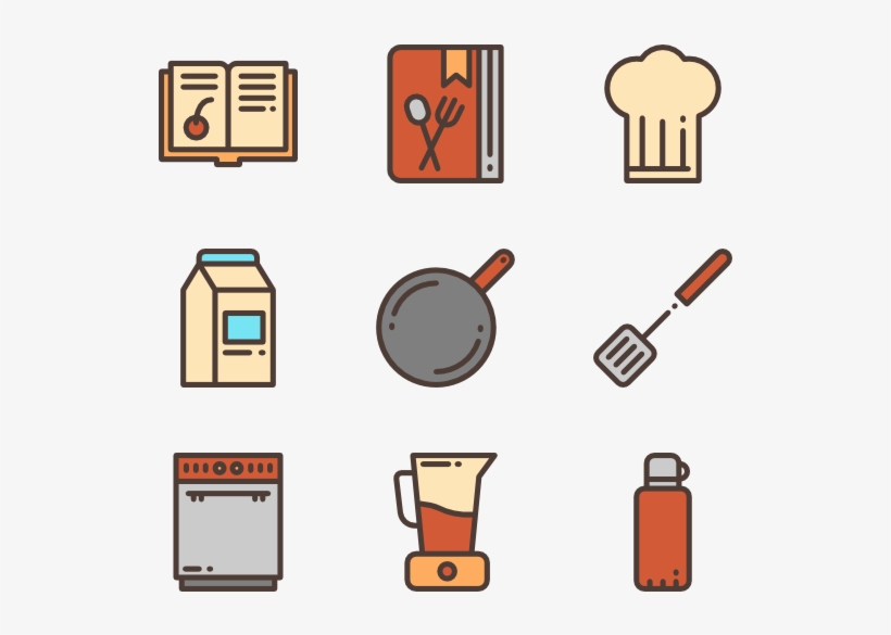 Kitchen 3d Icon Png Download - Kitchen Elements Png, transparent png