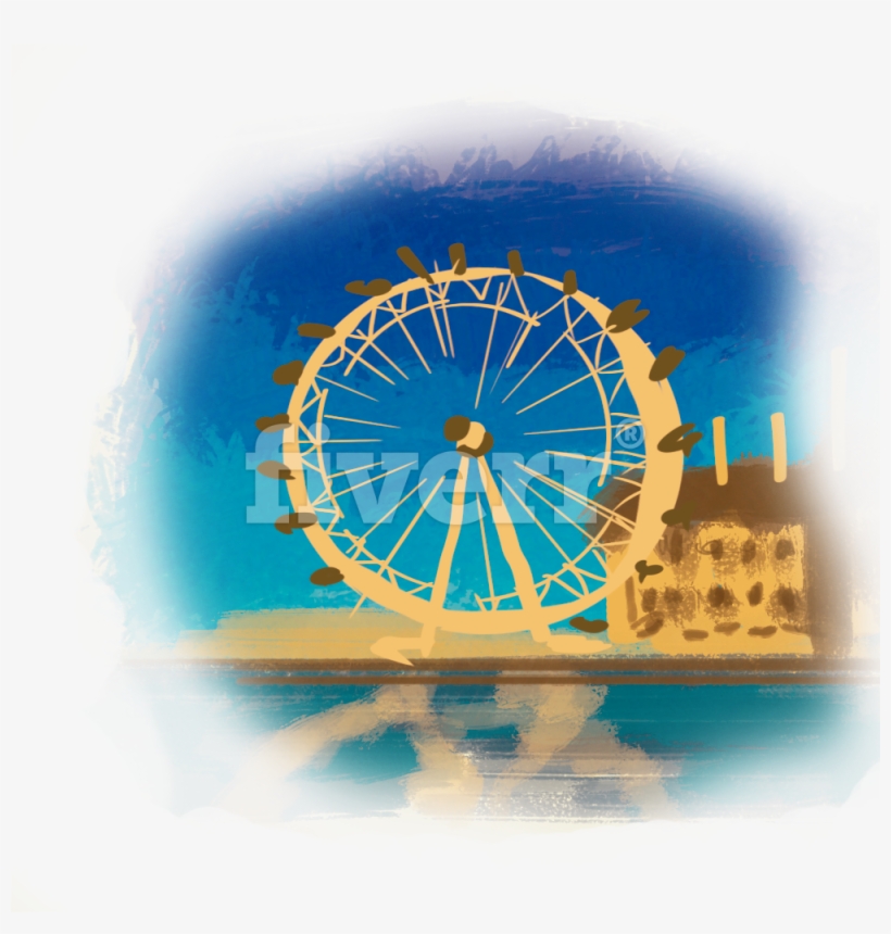 Ferris Wheel, transparent png