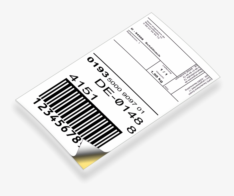 La Etiqueta De Codigo De Barras - Barcode, transparent png