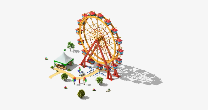 Ferris Wheel L1 - Real Ferris Wheel Png, transparent png