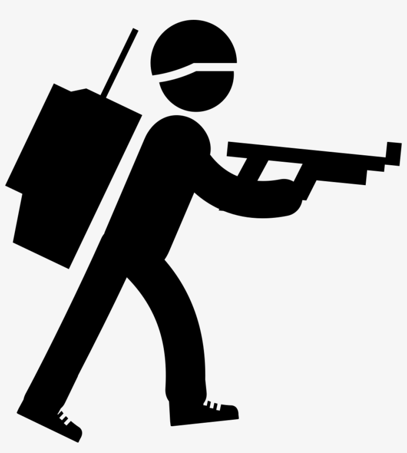 Army Soldier Walking Comments - Icon Militar, transparent png