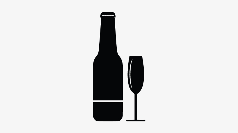 Beer, Bottle, Champagne, Party, Wine Icon - Beer And Wine Icon, transparent png