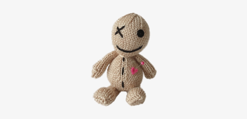 Voodoo Doll With Pink Heart - Voodoo Doll Transparent Background, transparent png