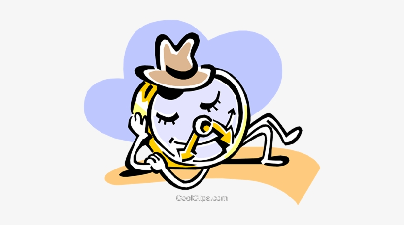 Cartoon Clock, transparent png