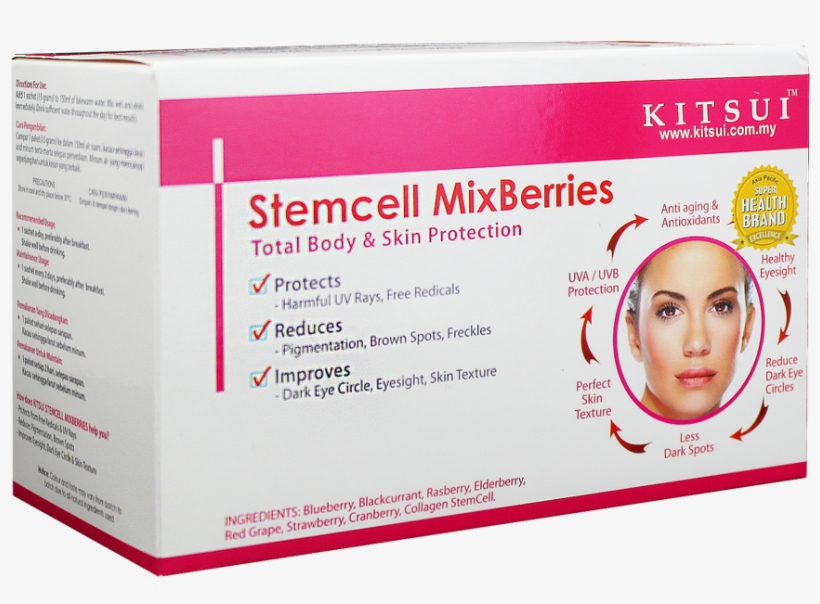 Stemcell Skin Protection Mix Berries Products - Box, transparent png