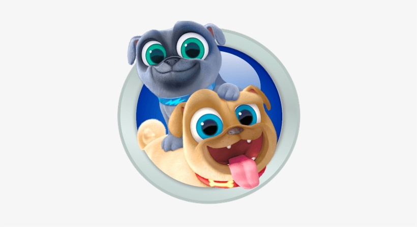 Puppy Dog Pals Emblem - Puppy Dog Pals Birthday, transparent png